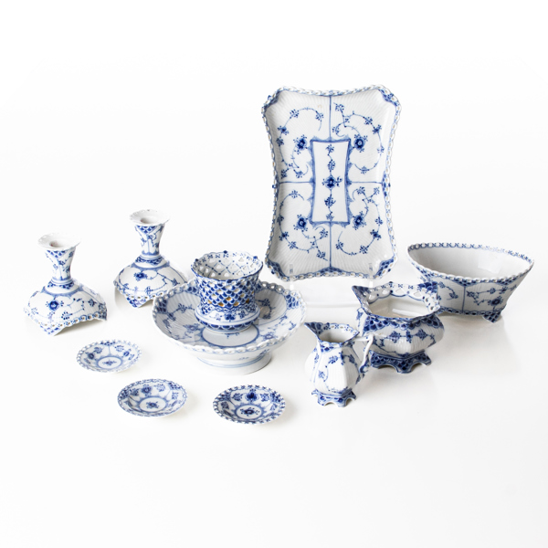 MUSSELMALET KAFFESERVISDELAR 10 delar