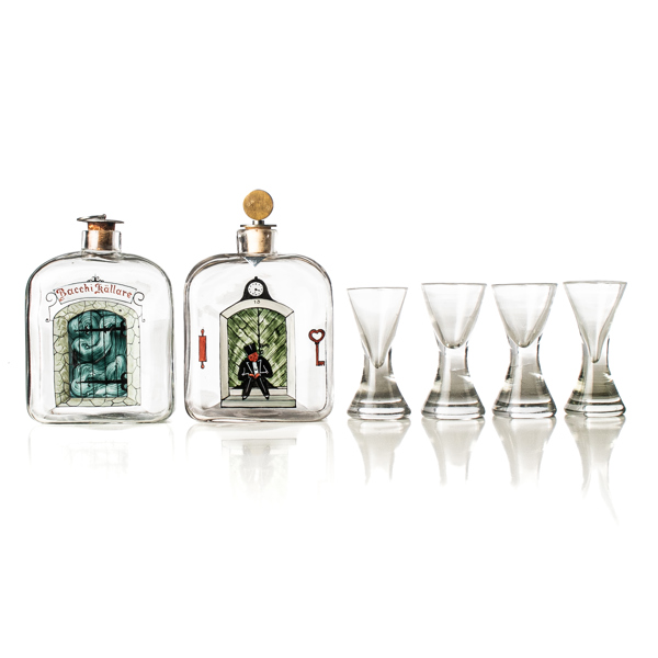 BRÄNNVINSKARAFFER & GLAS