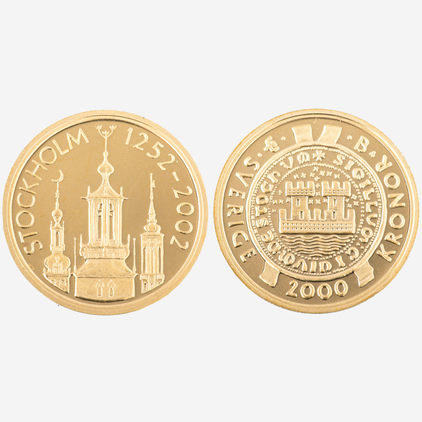 MINNESMYNT STOCKHOLM 750 ÅR