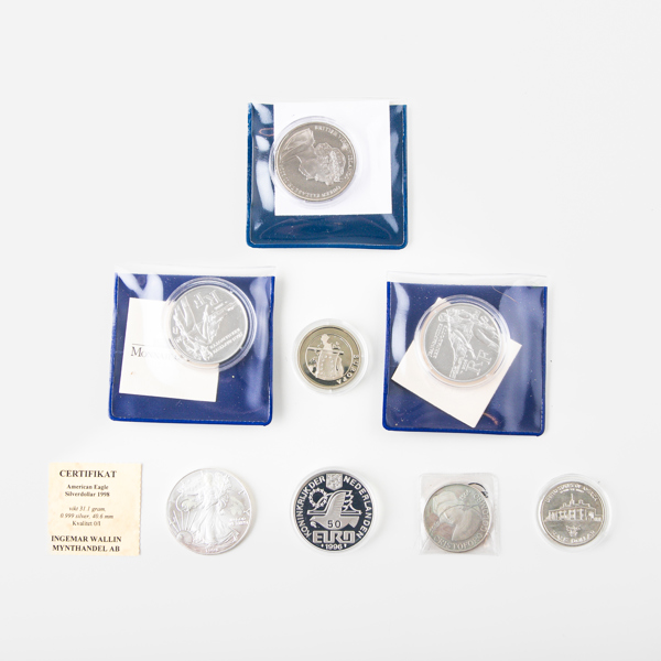 UTLÄNDSKA SILVERMYNT