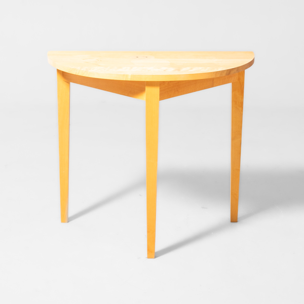 NORRGAVEL halvmånebord