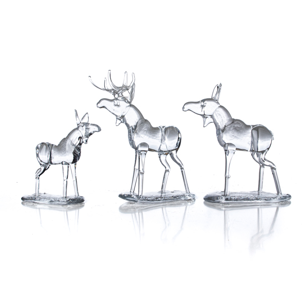 ÄLGFAMILJ ÄLGHULTS GLASBRUK