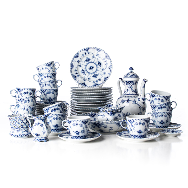 MUSSELMALET KAFFESERVIS HELBLOND