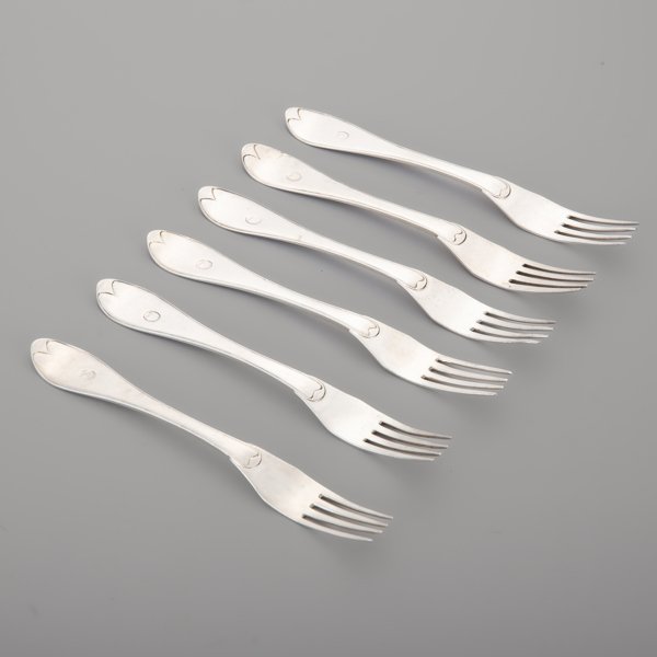 SILVERGAFFLAR I SENBAROCK