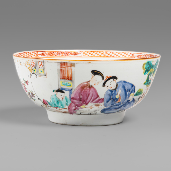 A CHINESE FAMILLE ROSE BOWL