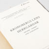 KRONOBERGS LÄNS HERRGÅRDAR